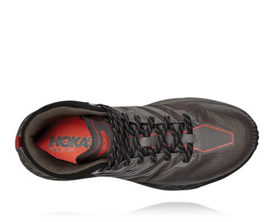 Hoka One One Trainers Mens Black - Speedgoat Mid GORE-TEX 2 - 28416HTKW